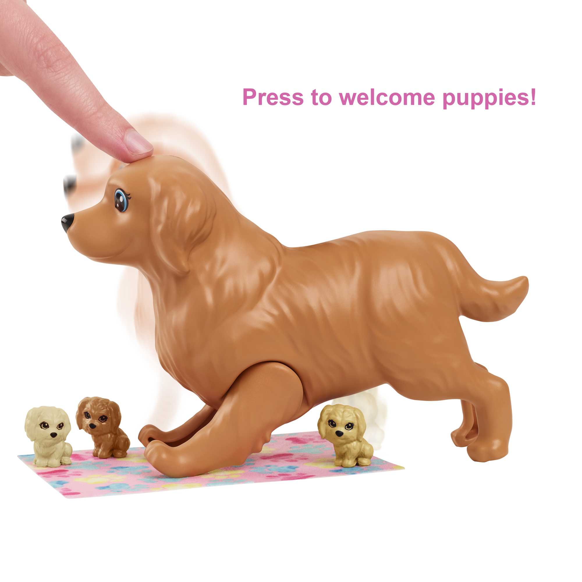 Barbie Newborn Pups Playset With Doll & Animal Toys - Image 3