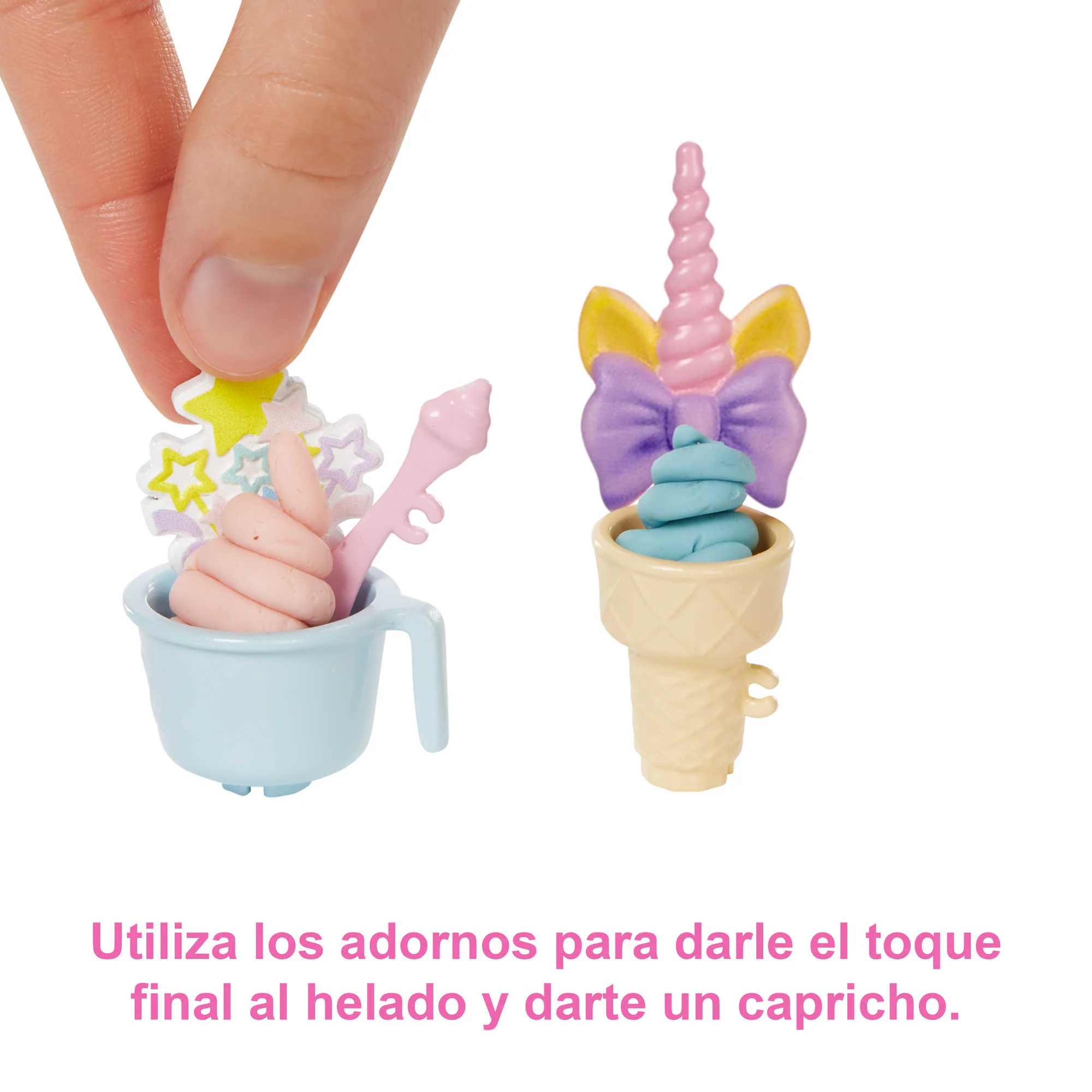 Conjunto De Juego De Heladería De Barbie Con Muñeca Rubia De 30,48Cm, Heladería, Función De Hacer Helados Y Piezas De Juego Realistas - Image 4