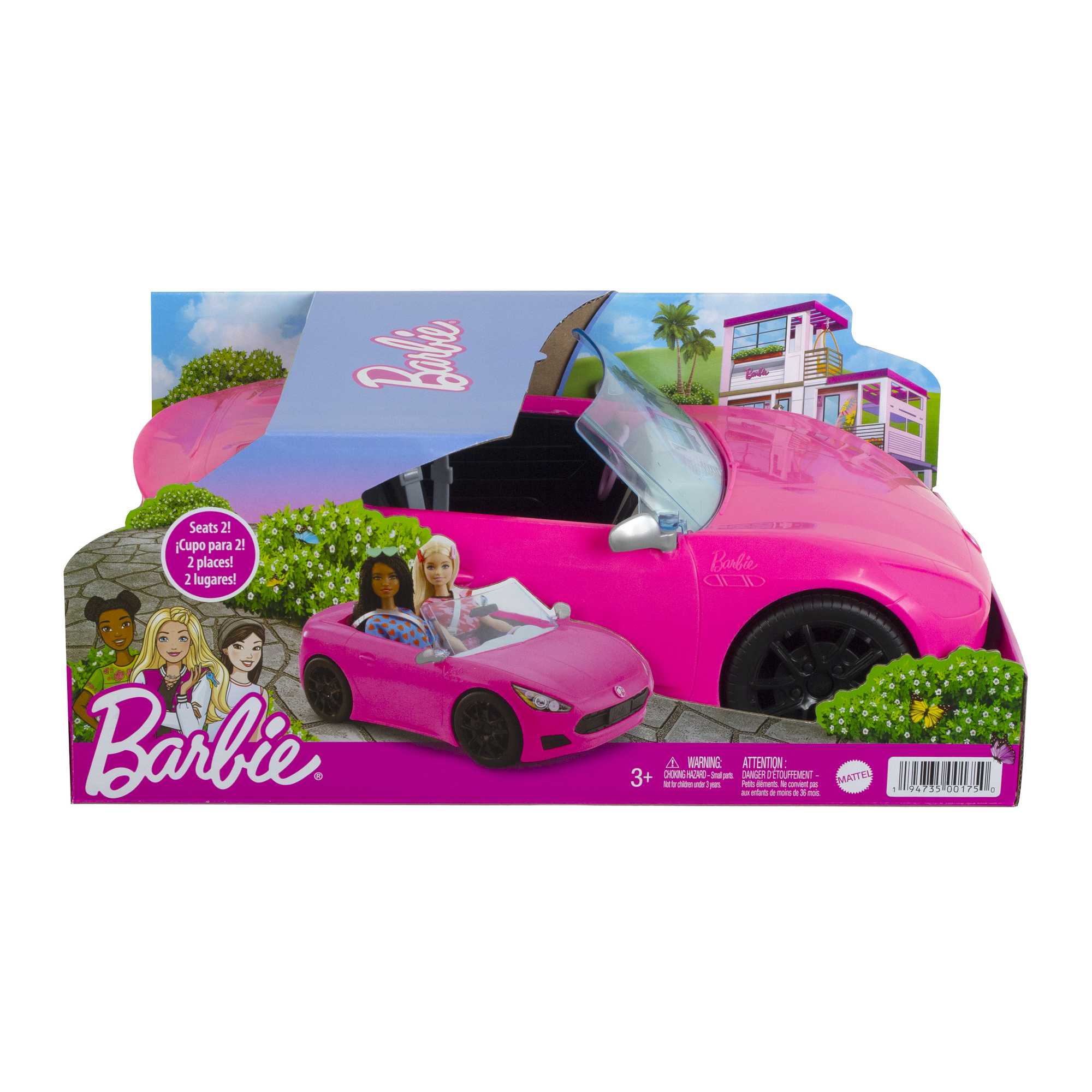Barbie Coche Descapotable Rosa - Image 6