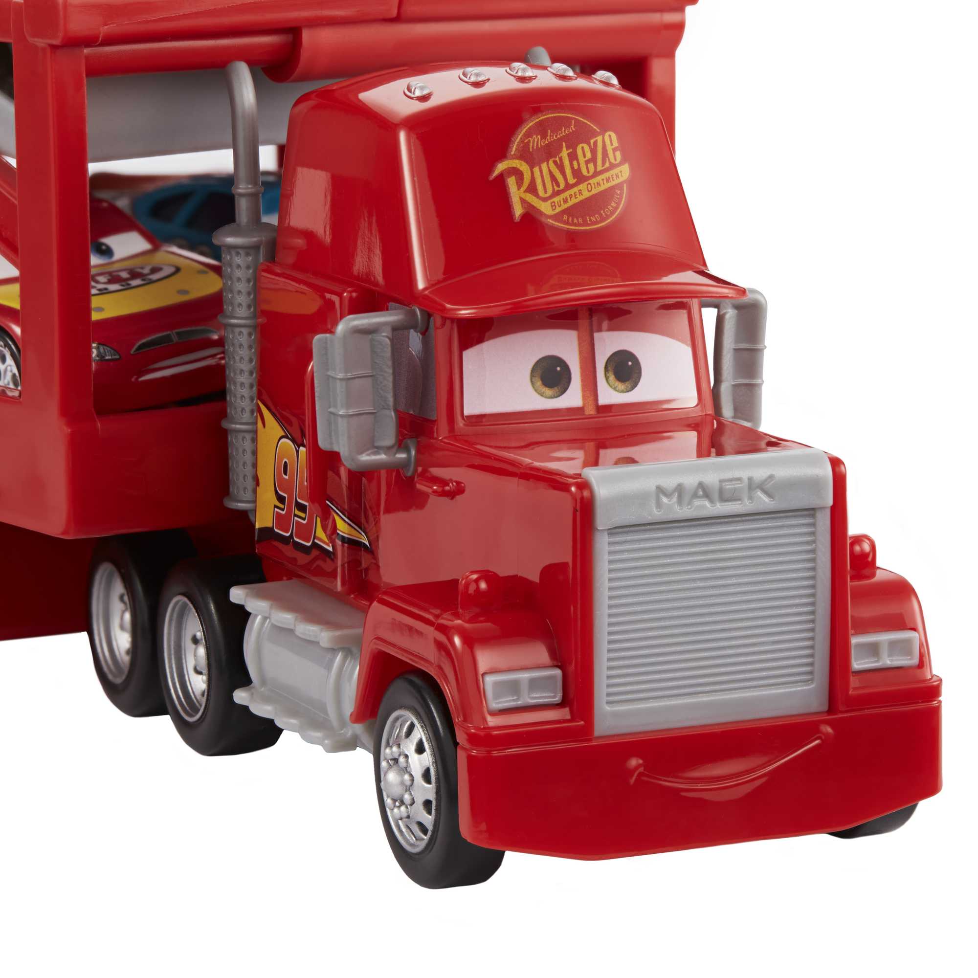 Camión Mack De Disney Pixar Cars Con Rampa, 33,02Cm Y Capacidad Para 12 Coches - Image 3