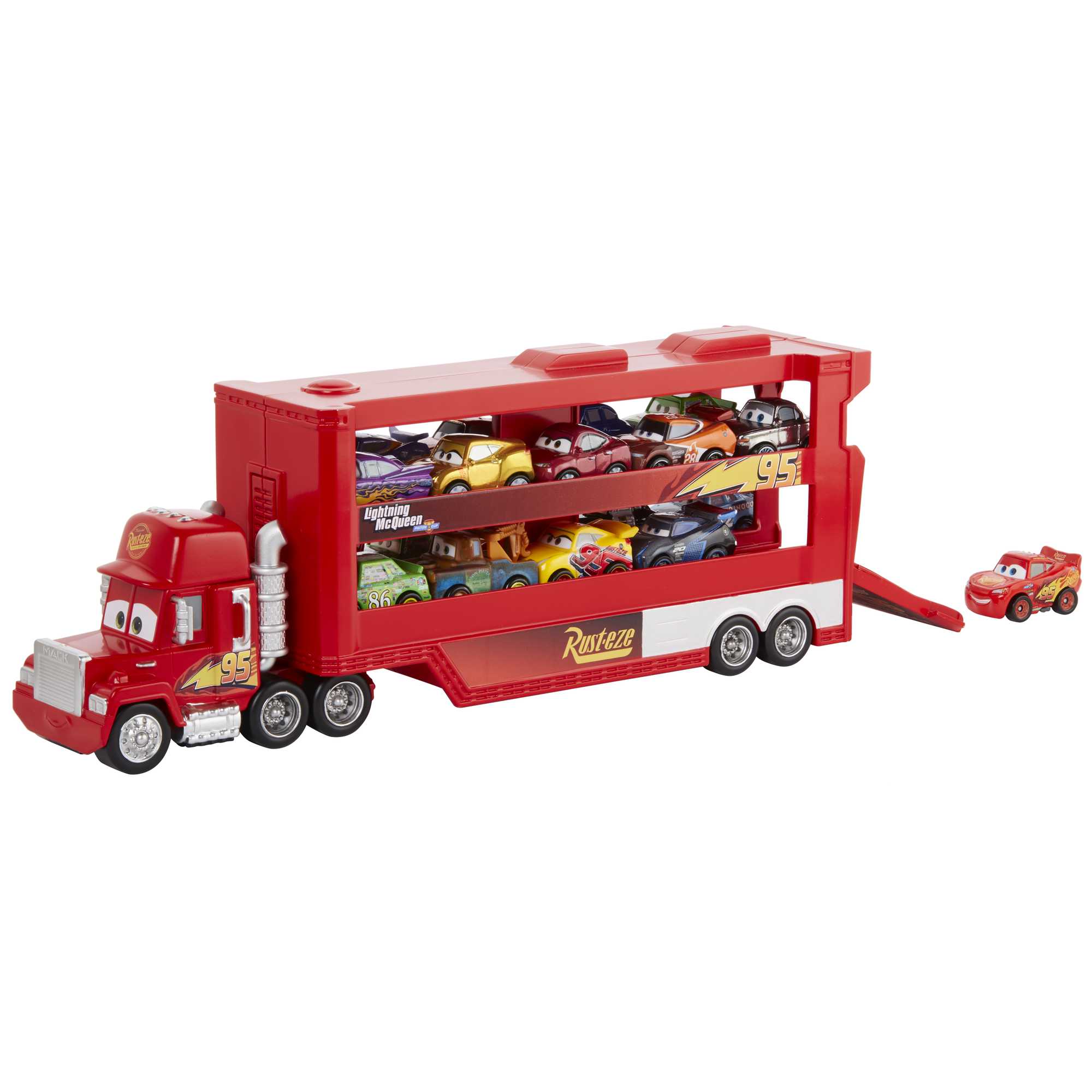 Disney and Pixar Cars Mack Mini Racers Hauler - Image 3