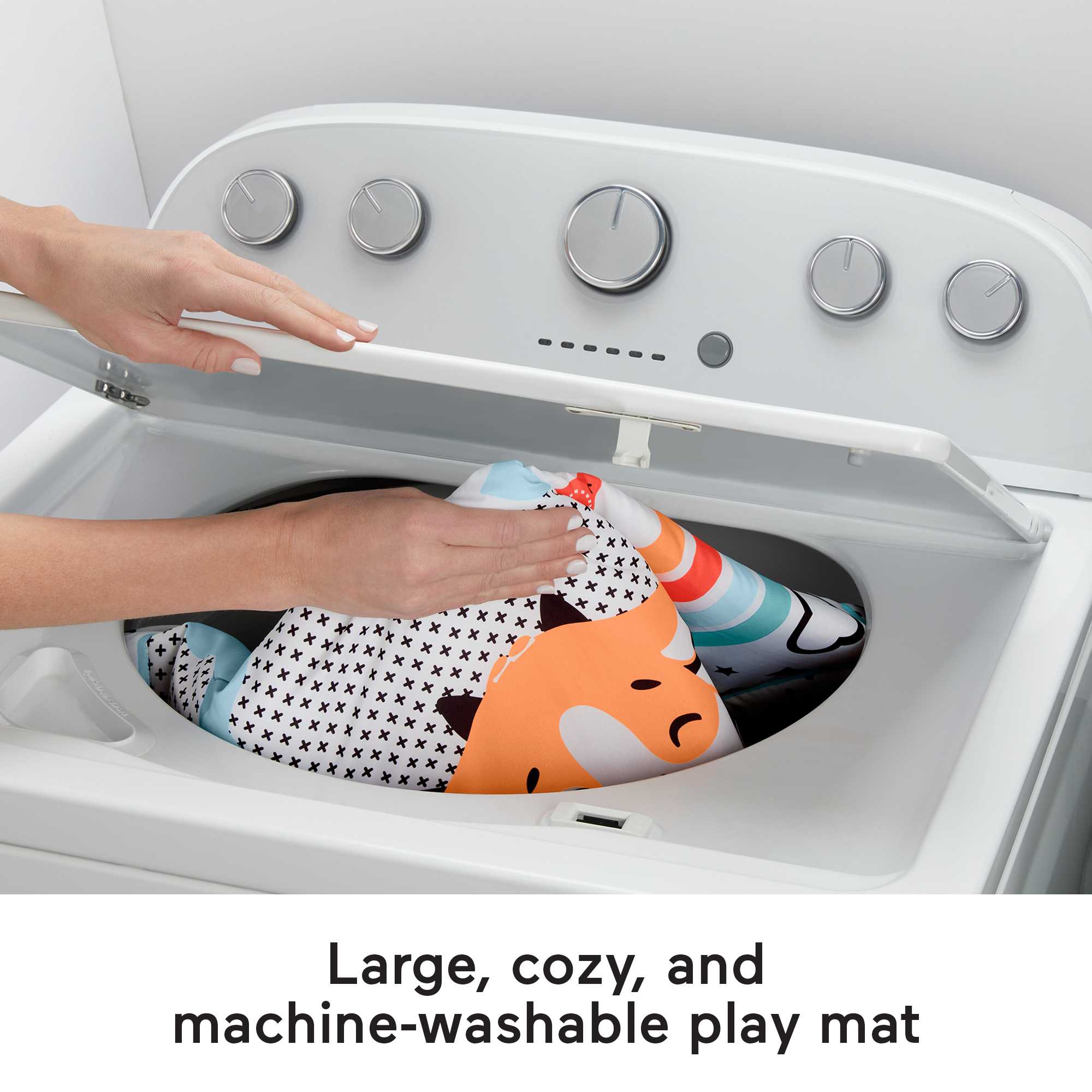 Fisher-Price 3-In-1 Music Glow And Grow Gym Infant Playmat With Lights & Removable Toys - Image 5