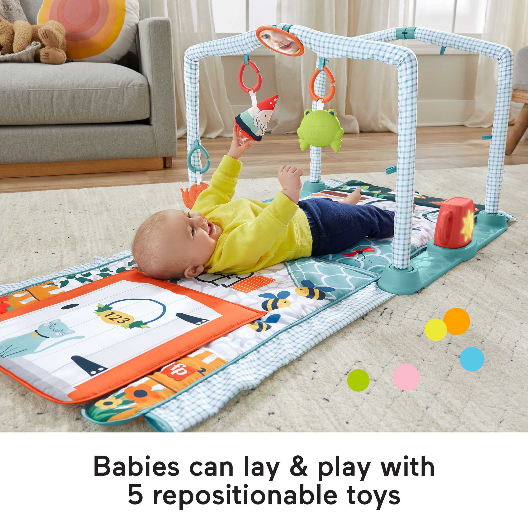 Fisher-Price 3-in-1 Crawl & Play Activity Gym - Image 3
