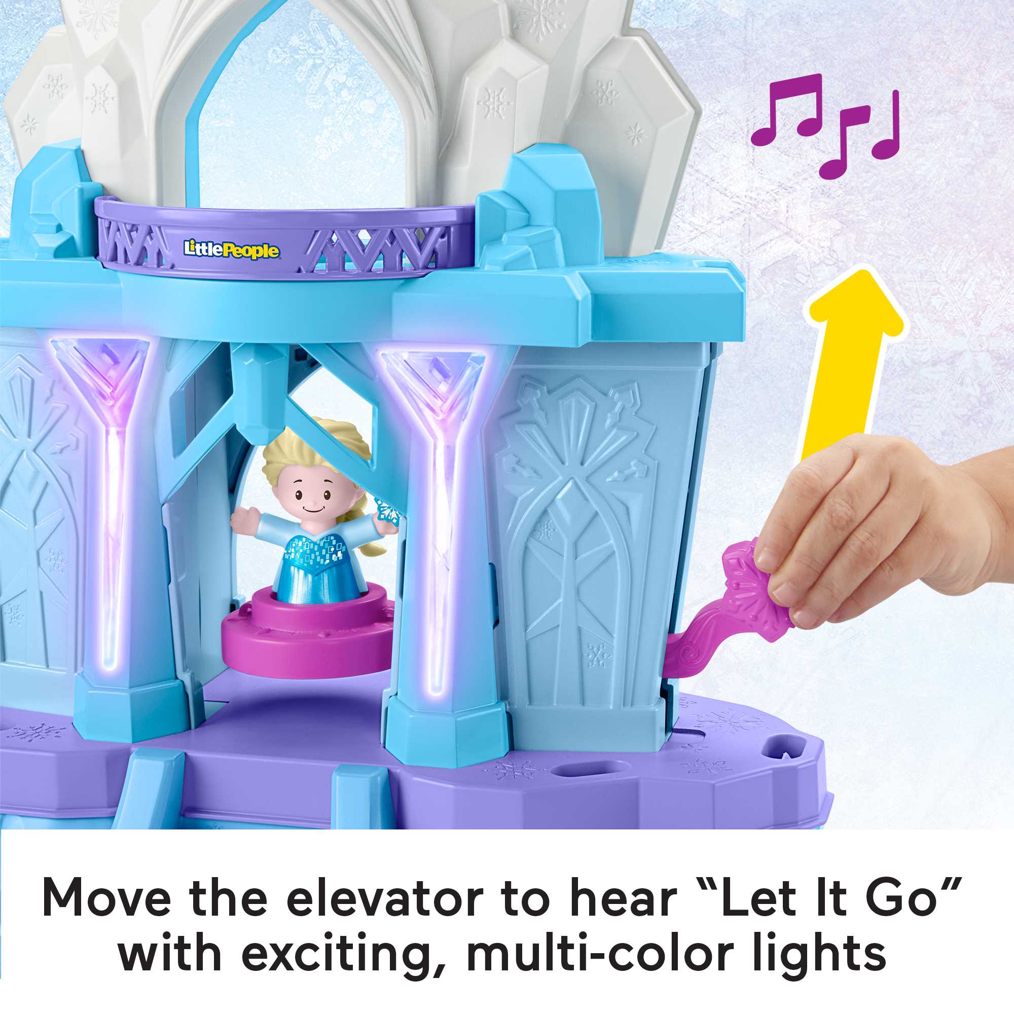 Fisher-Price Disney Frozen Elsa's Enchanted Lights Palace by Little People - Image 3