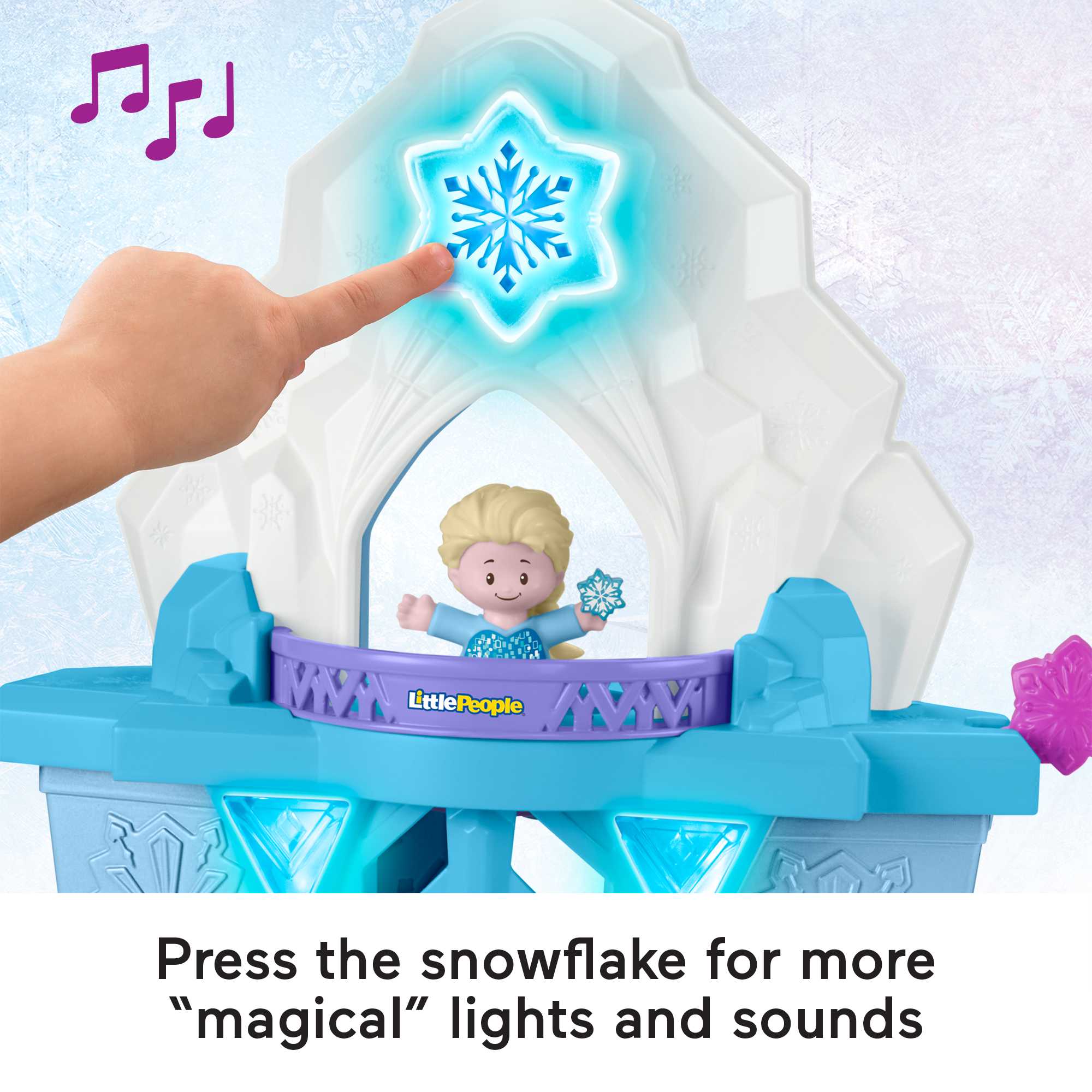 Fisher-Price Disney Frozen Elsa's Enchanted Lights Palace by Little People - Image 4