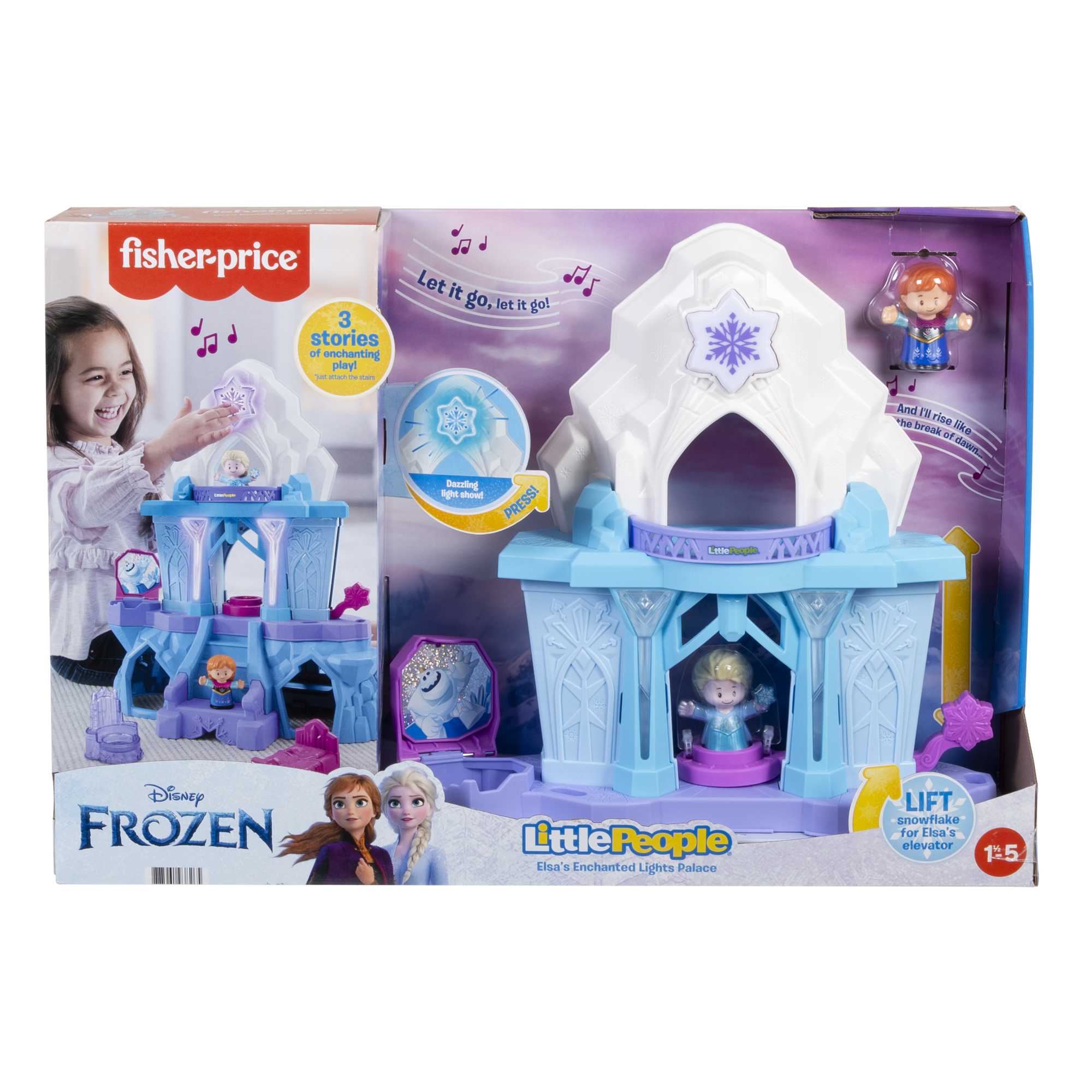 Fisher-Price Disney Frozen Elsa's Enchanted Lights Palace by Little People - Image 6