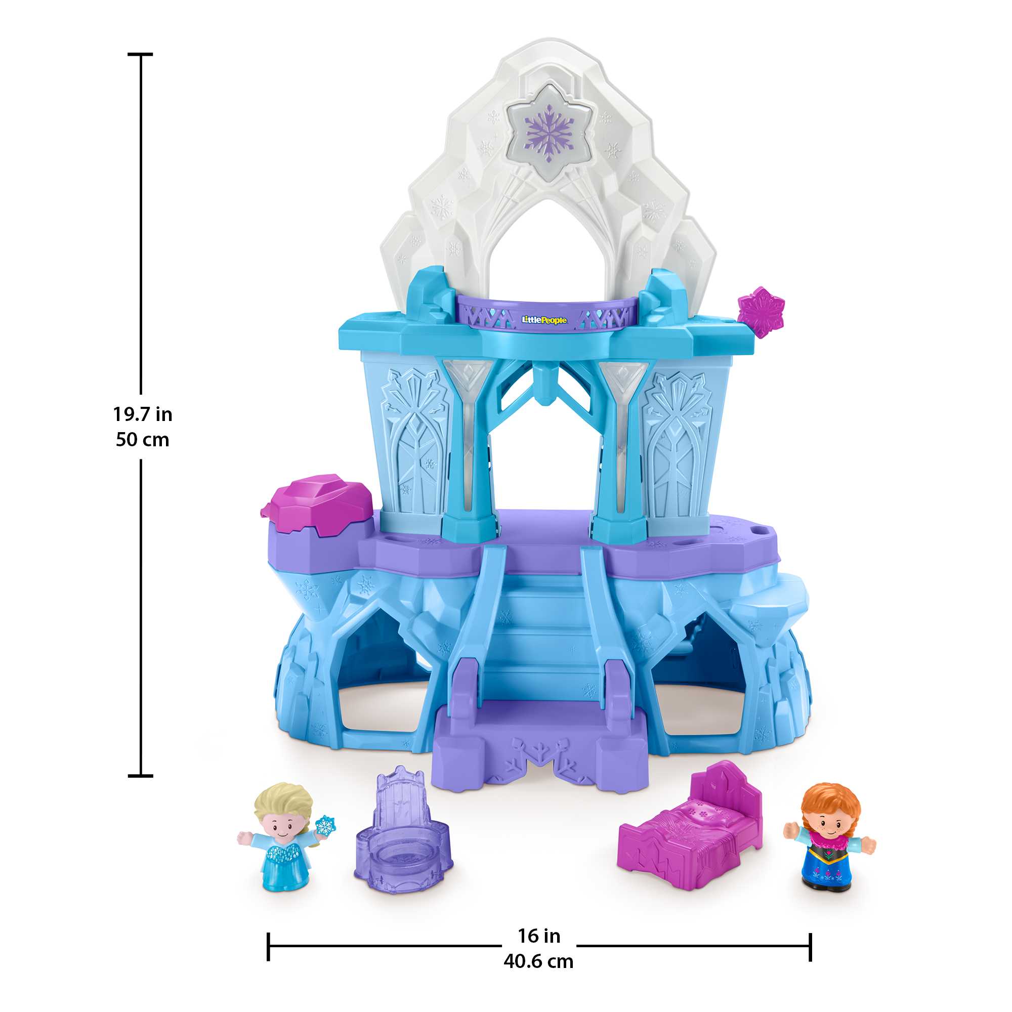 Fisher-Price Disney Frozen Elsa's Enchanted Lights Palace by Little People - Image 7