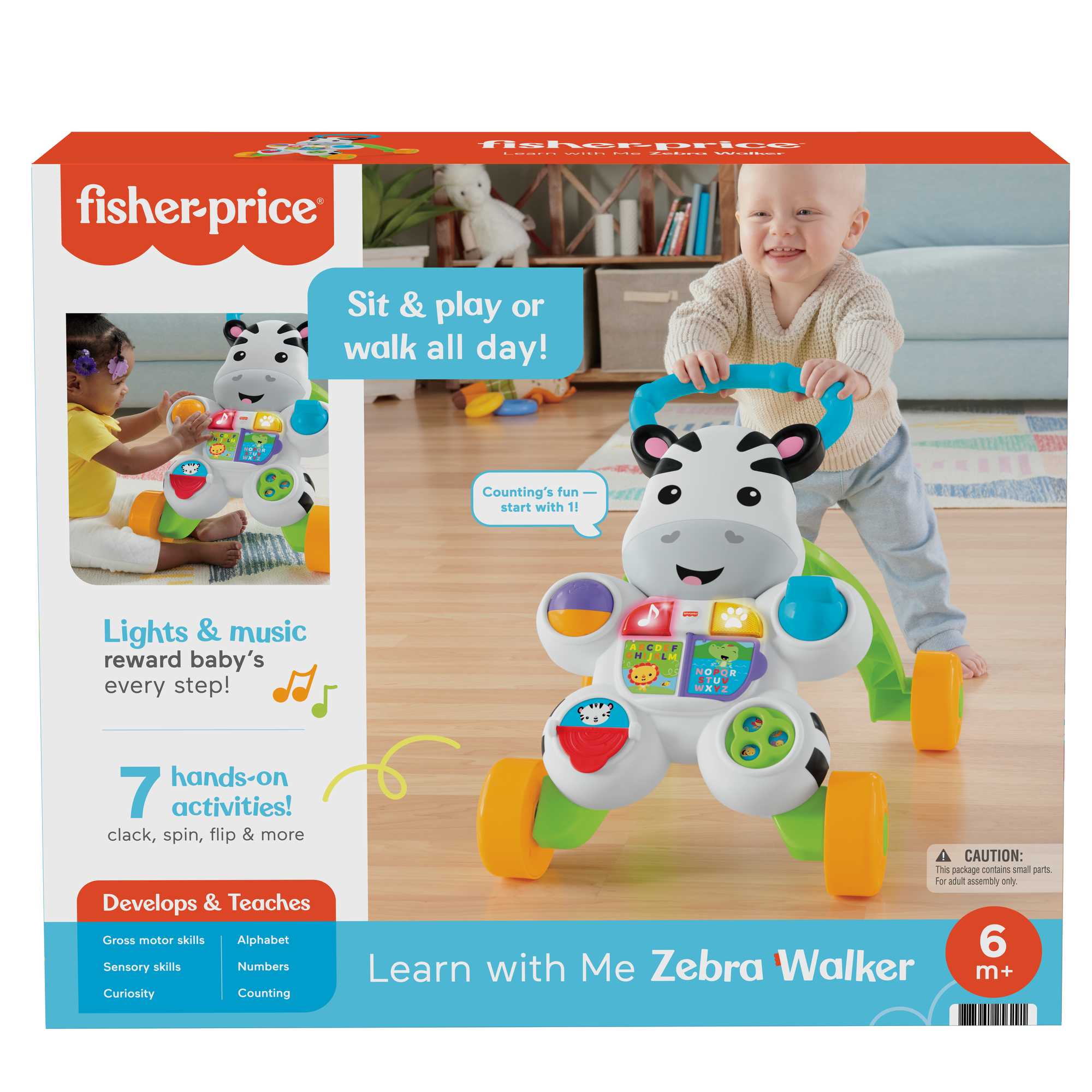 Fisher-Price Learn With Me Zebra Walker - Image 5