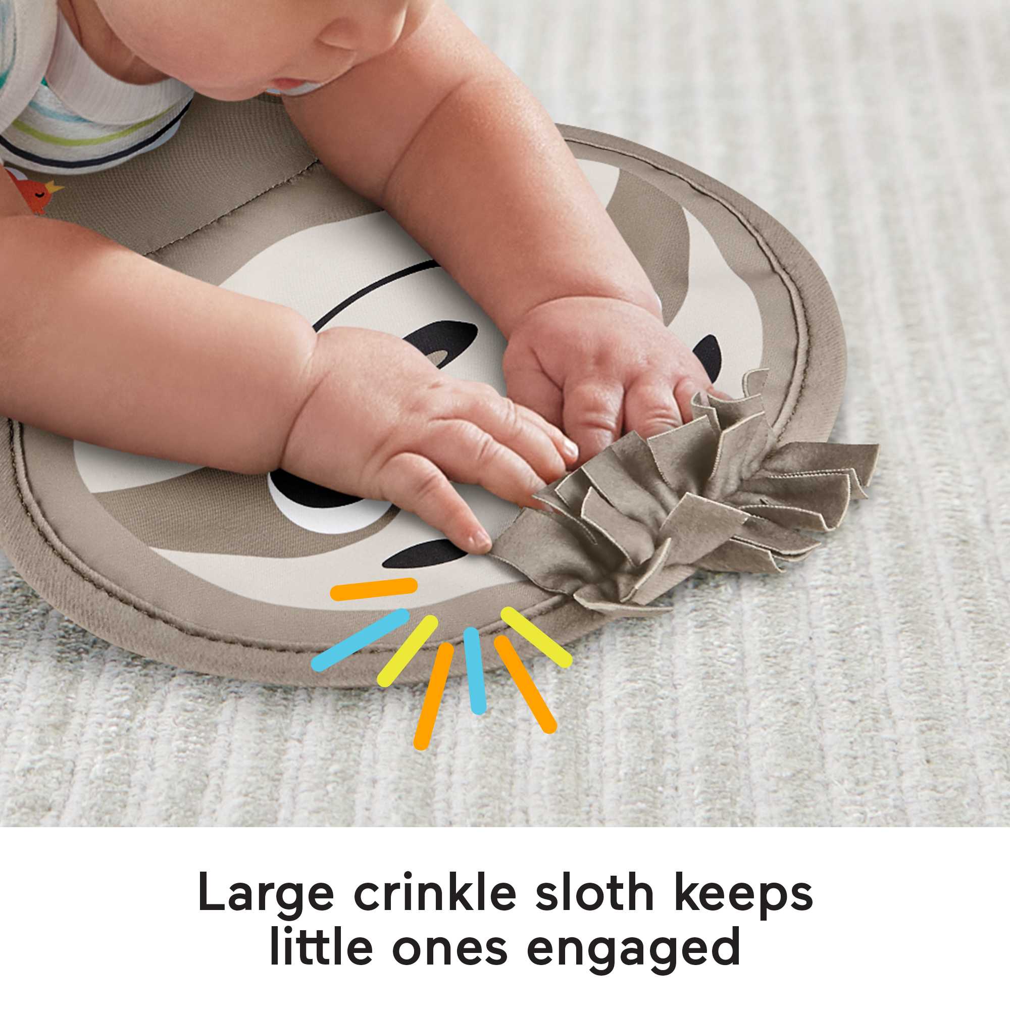 Fisher-Price Music & Vibe Sloth Tummy Wedge - Image 3