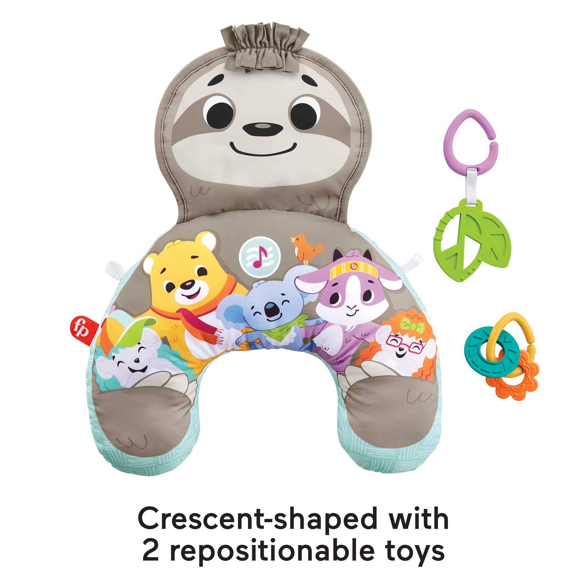 Fisher-Price Music & Vibe Sloth Tummy Wedge - Image 4