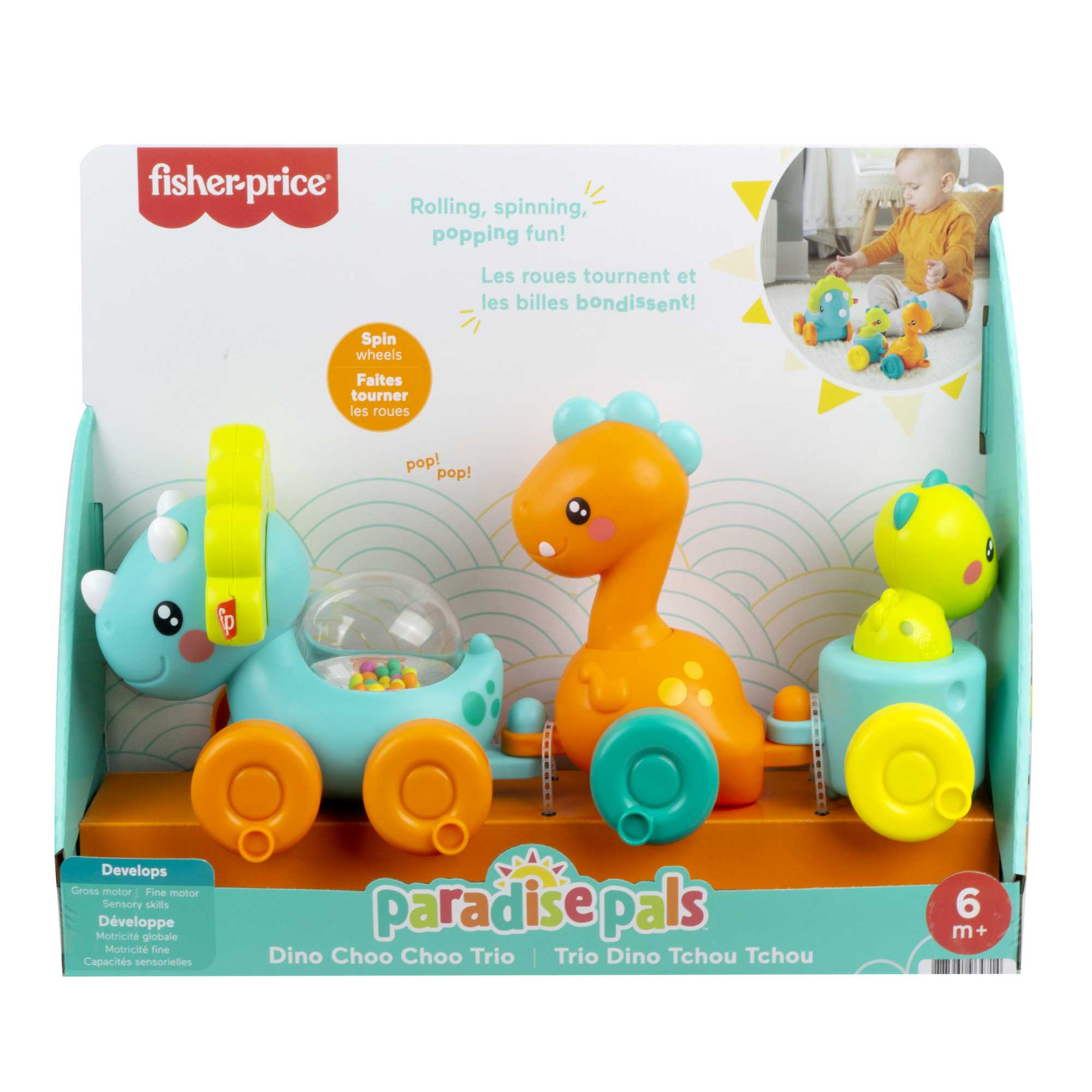 Fisher-Price Paradise Pals Dino Choo Choo Trio - Image 6