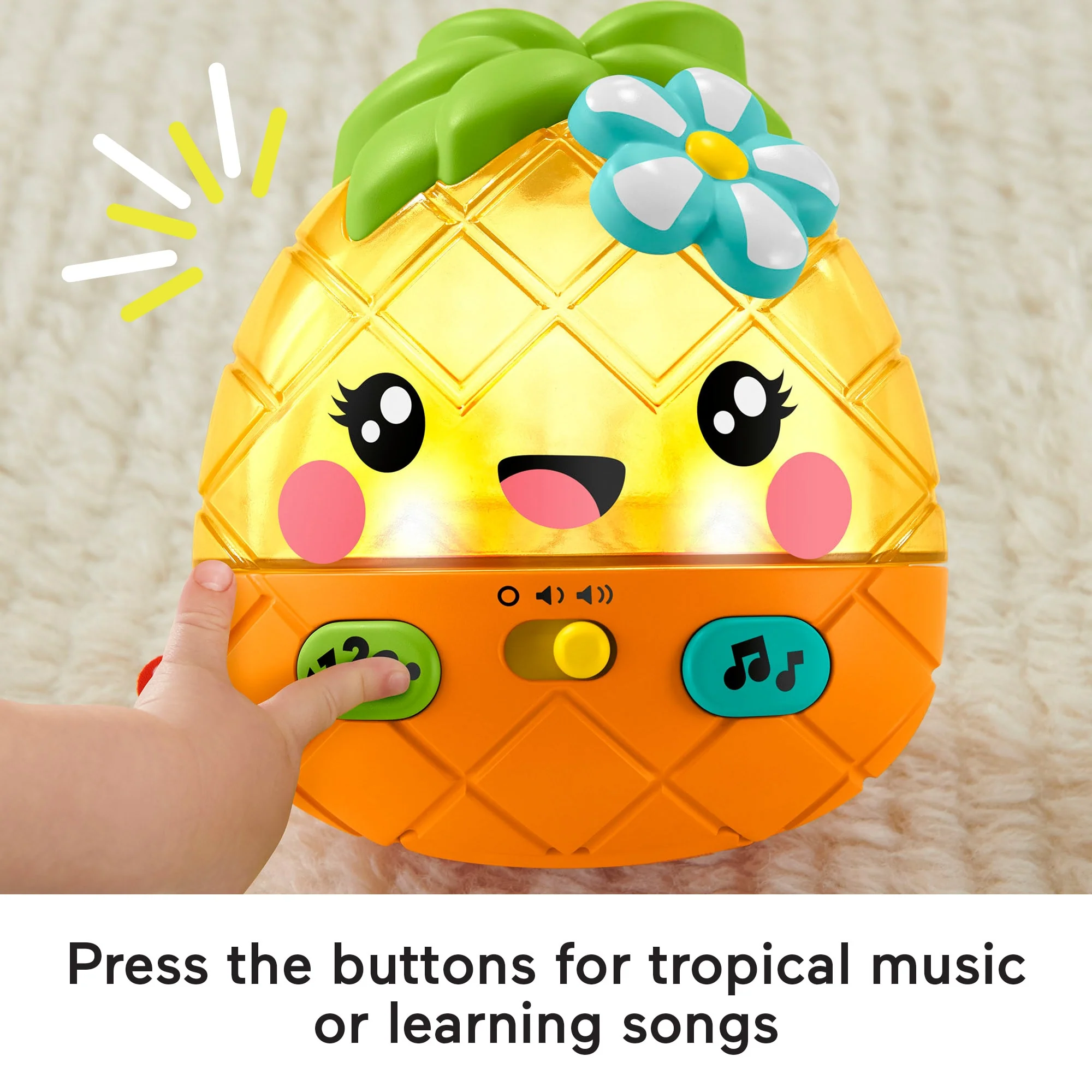 Fisher-Price Paradise Pals Magical Lights & Tunes Pineapple - Image 4