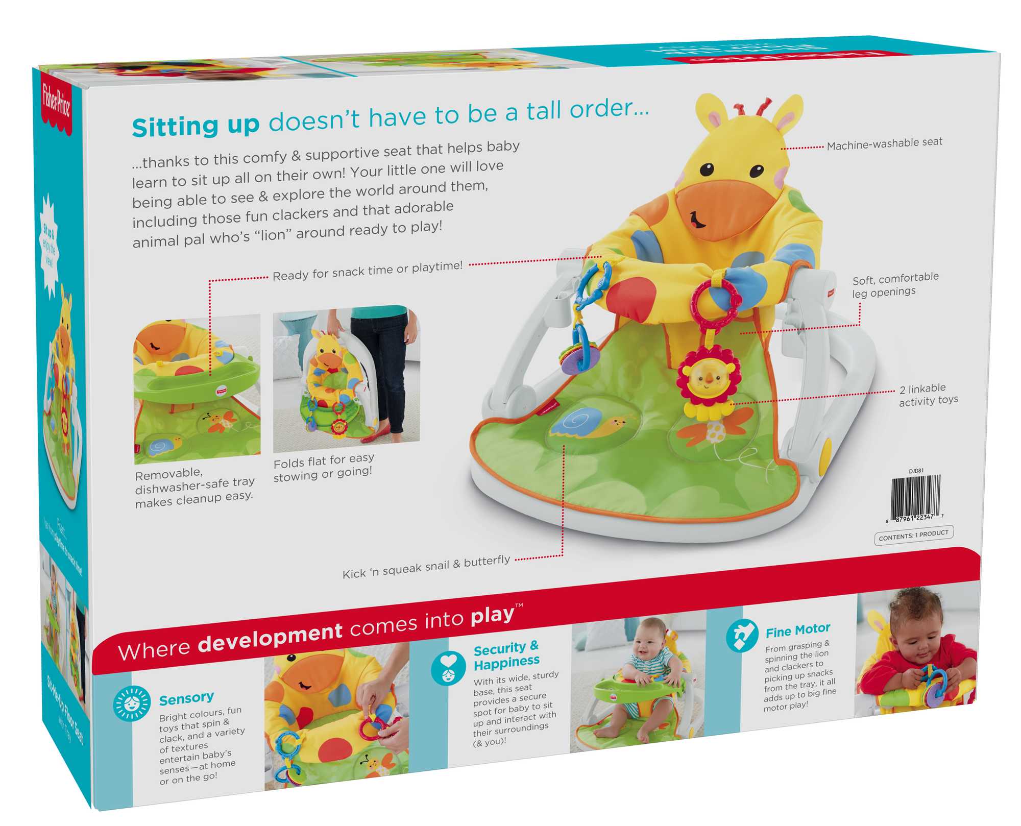 Fisher-Price Sit-Me-Up Floor Seat with Tray - Image 6