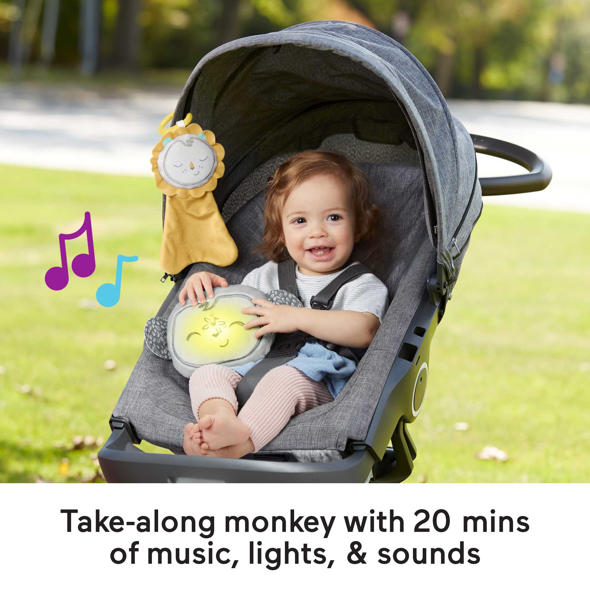 Fisher-Price Snugamonkey Go Bananas Gym - Image 3