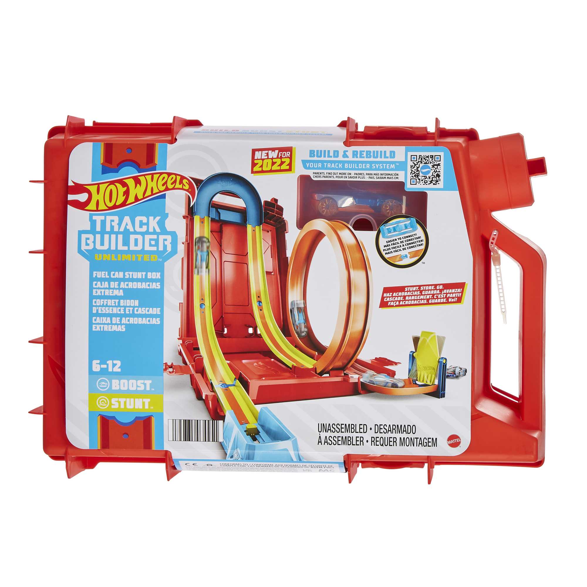 Hot Wheels Caja de acrobacias en forma de bidón Track Builder Unlimited - Image 6