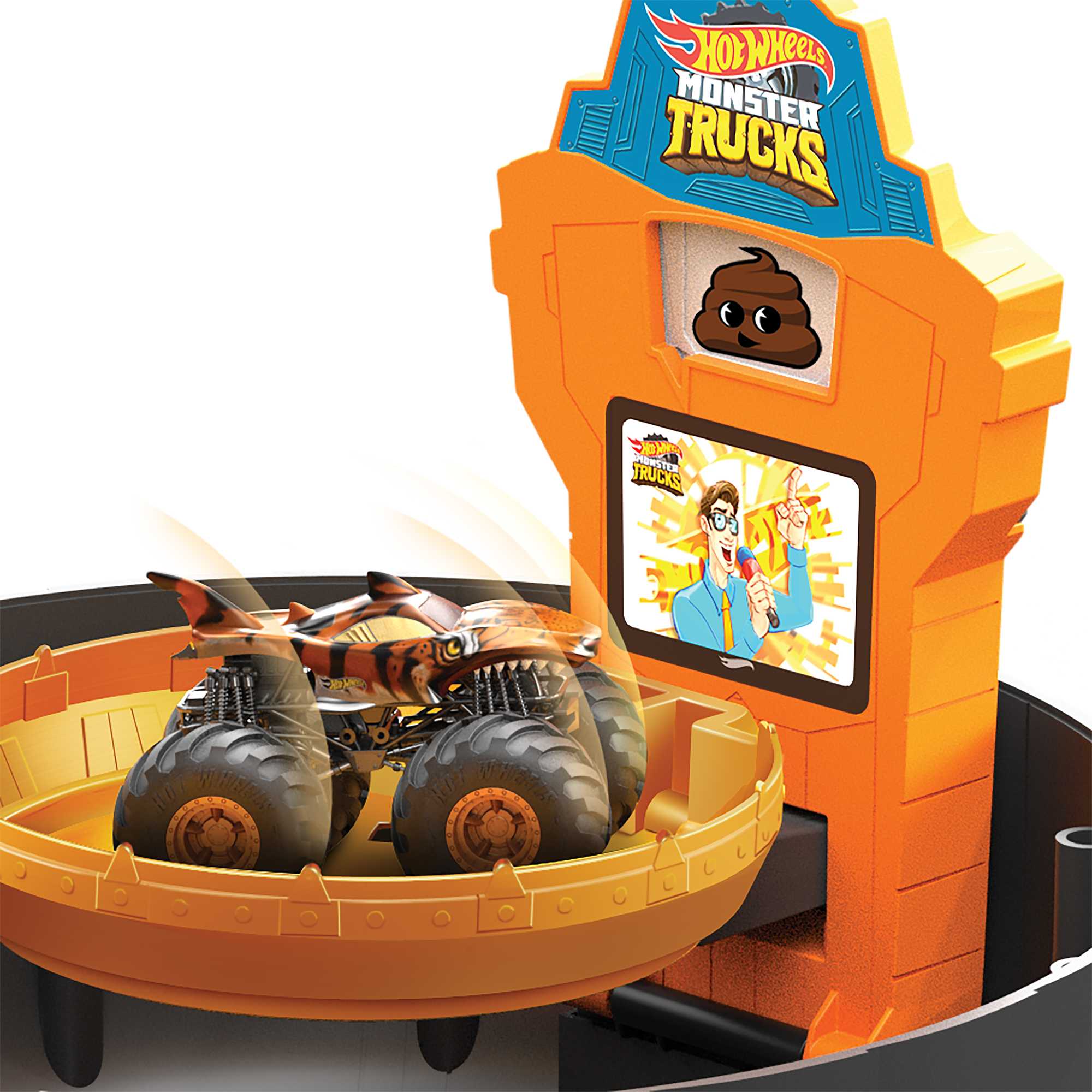 Hot Wheels Conjunto de juego Rueda de acrobacias de Monster Truck - Image 4