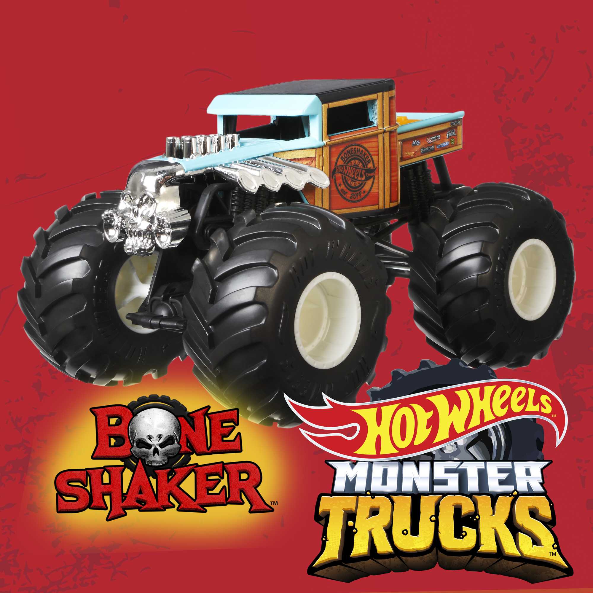 Hot Wheels Monster Trucks 1:24 Bone Shaker - Image 6