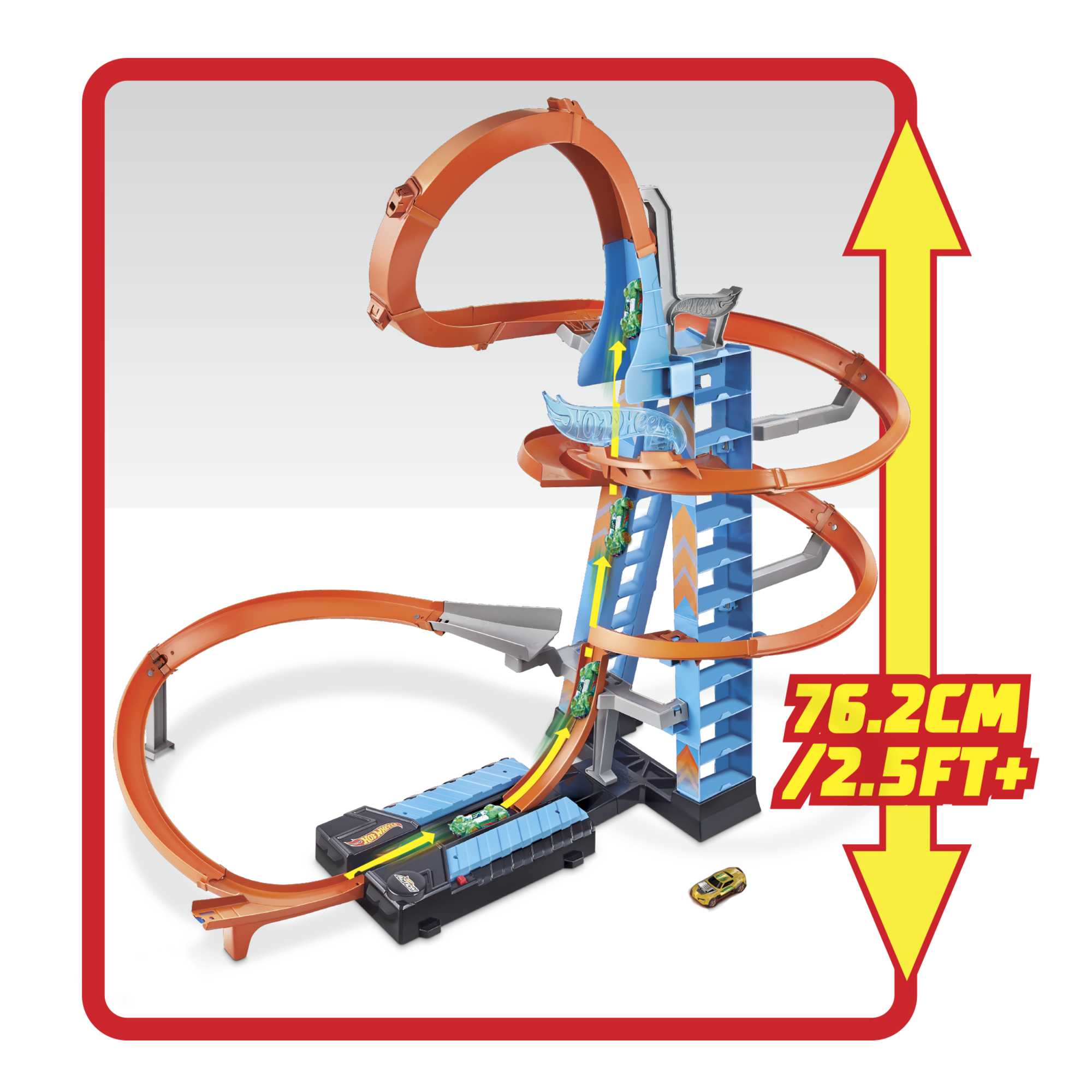 Hot Wheels Sky Crash Tower Track Set - Image 3