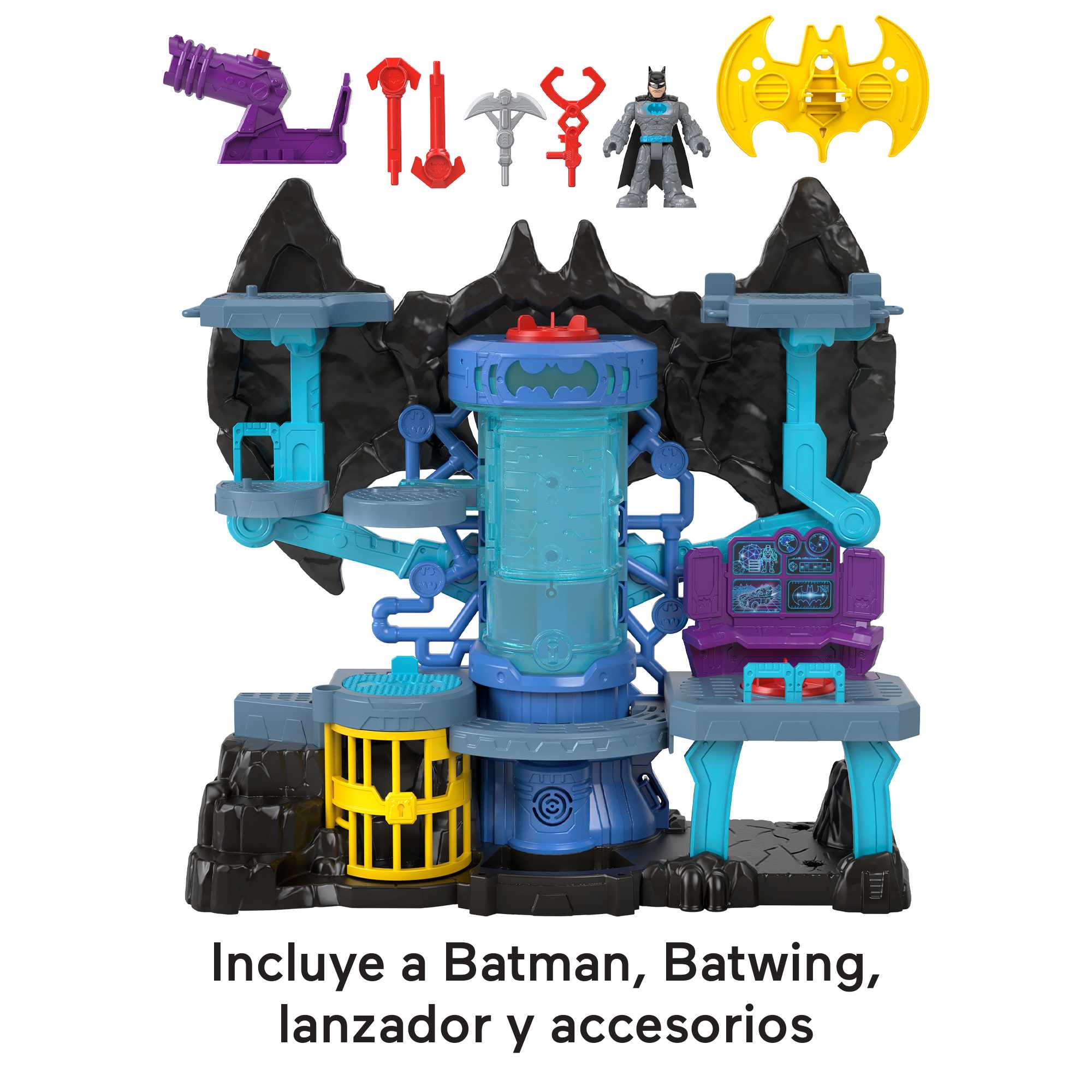 Conjunto De Juego De Batman Batcueva Bat-Tech De DC Super Friends De Imaginext - Image 5