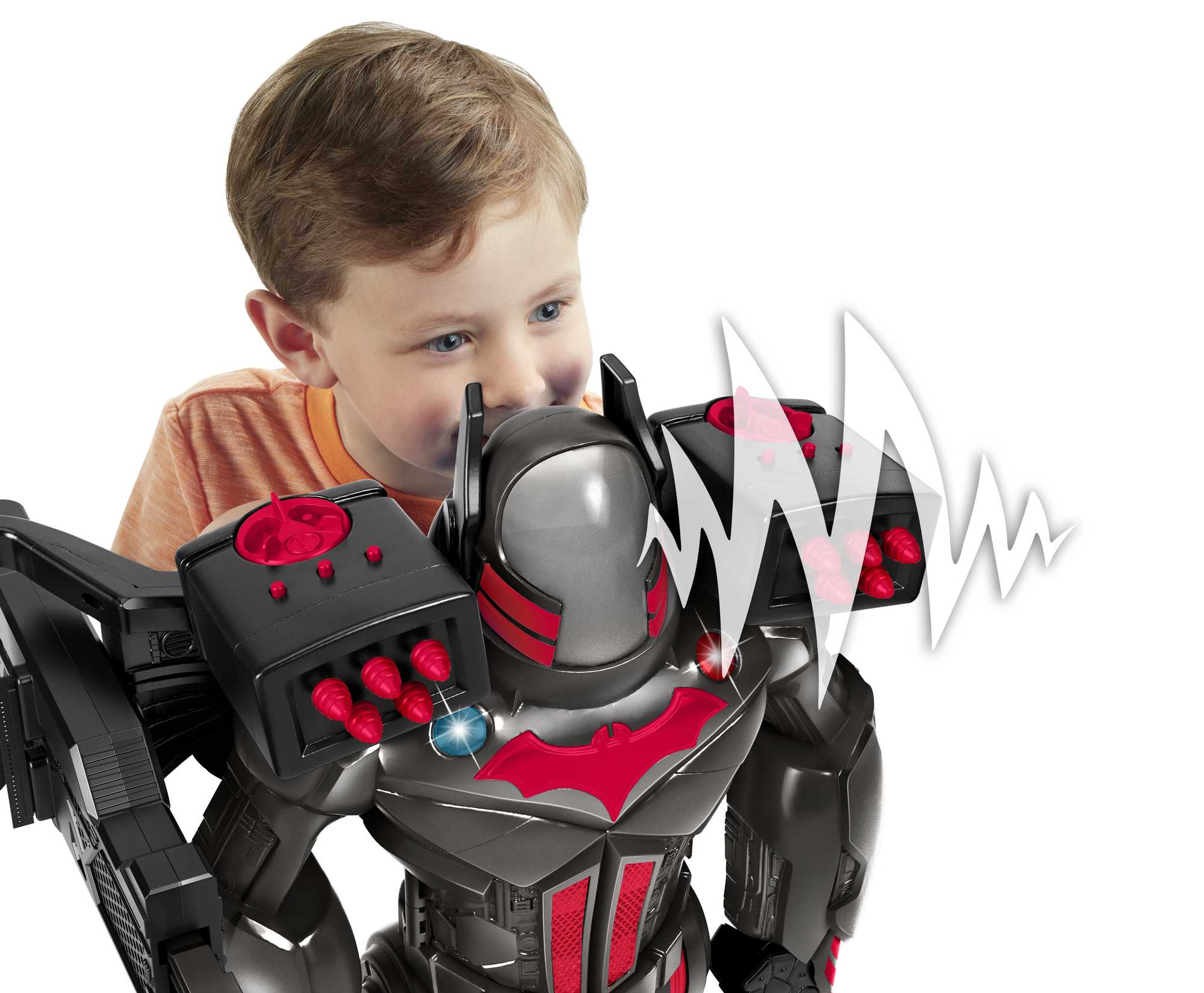 Imaginext DC Super Friends Red & Black Batbot Xtreme - Image 3