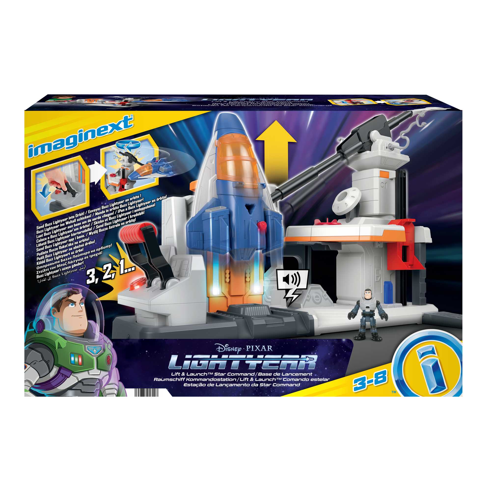 Imaginext Lift & Launch Star Command featuring Disney and Pixar Lightyear - Image 6