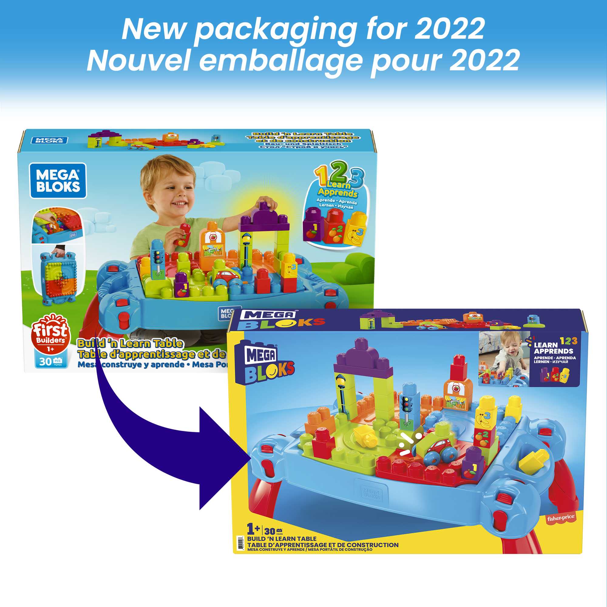 Mega Bloks Build 'n Learn Table - Image 7