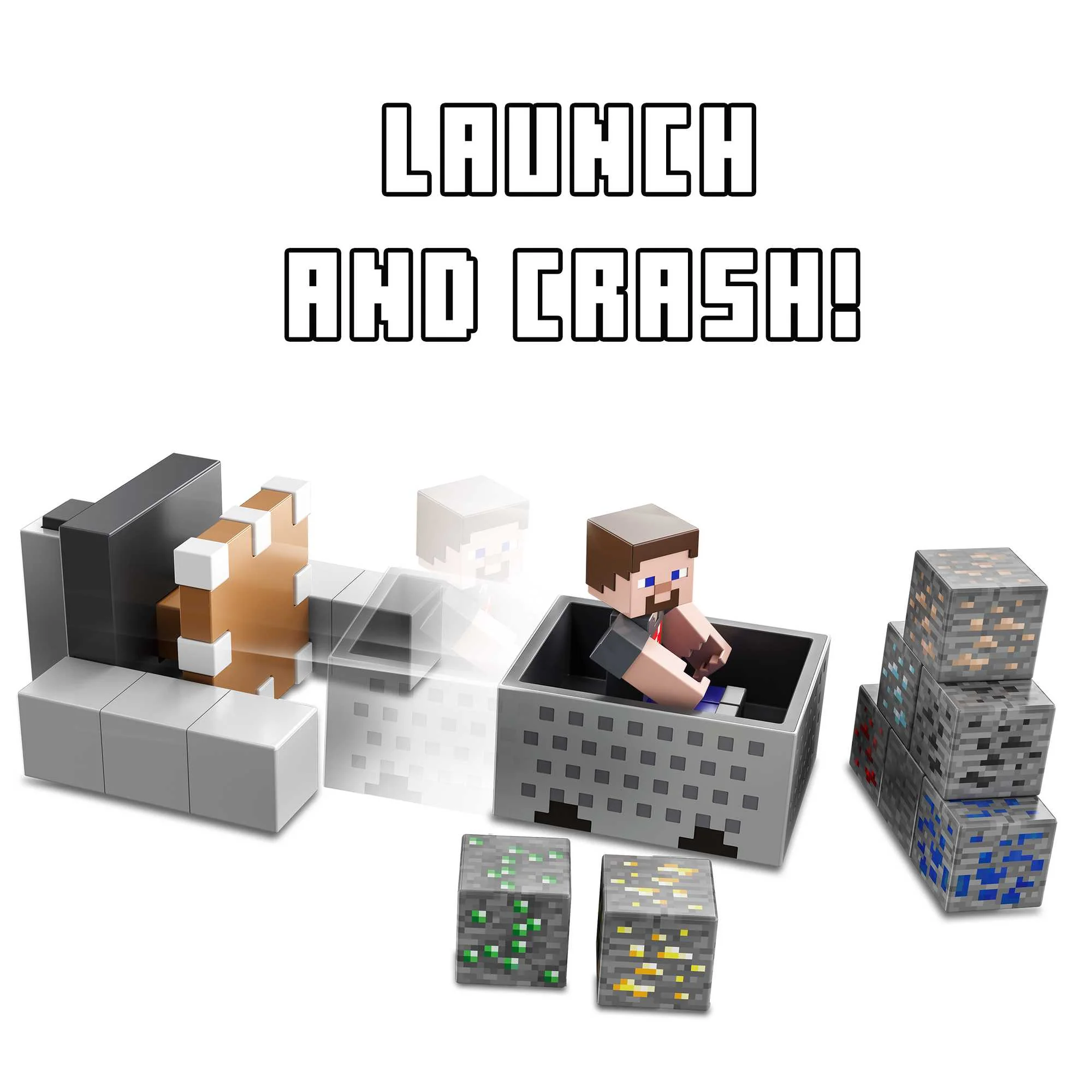 Minecraft Minecart Mayhem Playset - Image 5