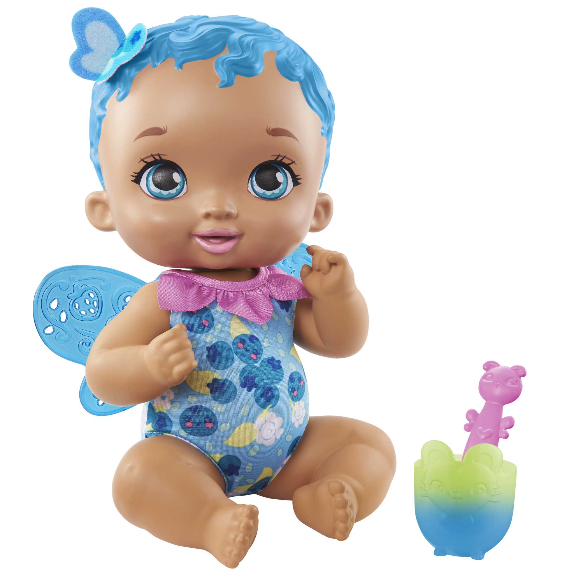 My Garden Baby Berry Hungry Baby Butterfly Doll (Blueberry-Scented) - Image 3