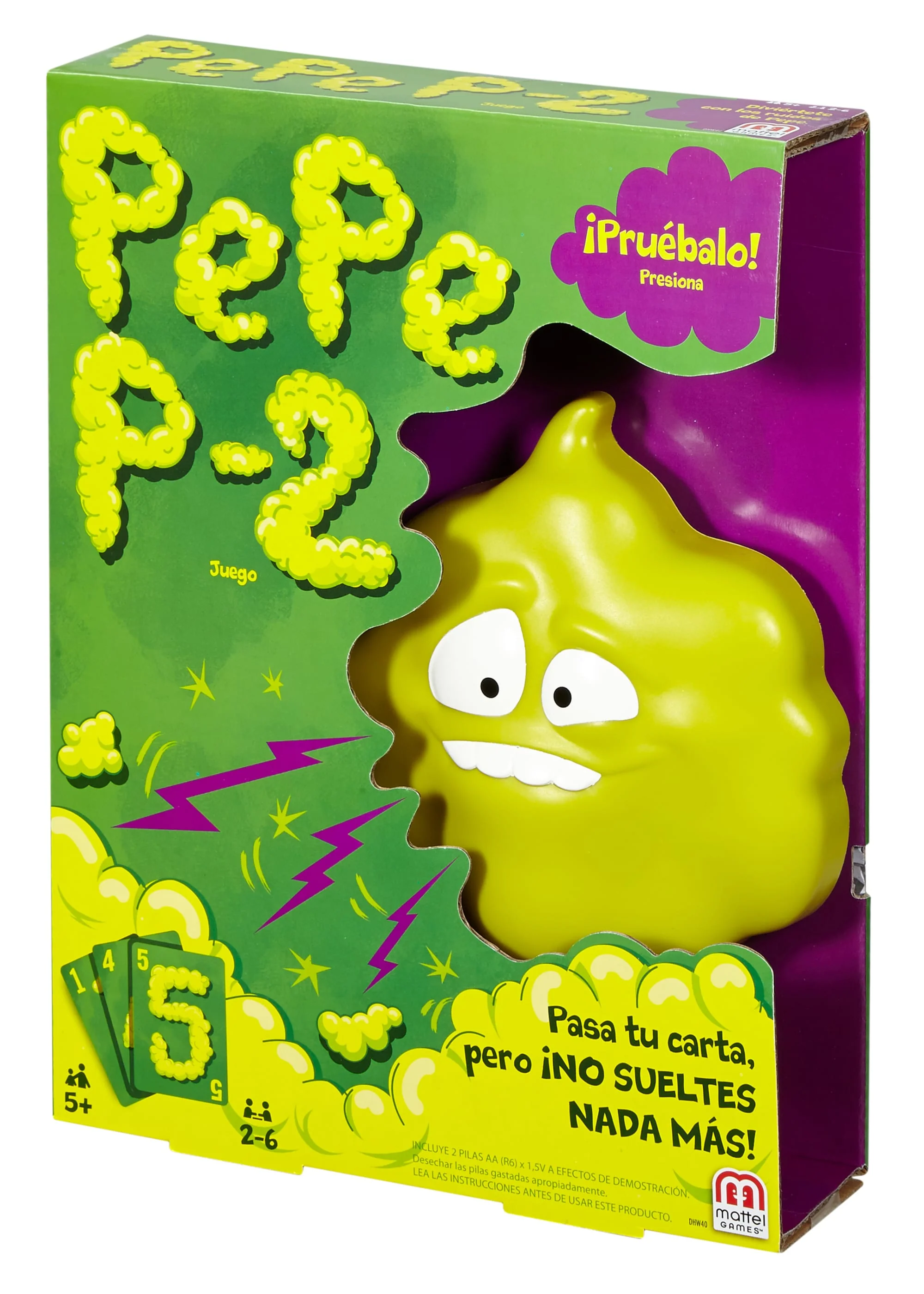 Mattel Games Pedorretas Juego De Cartas, Juego De Mesa Con Sonidos Para Niños +5 Años (Mattel Dhw40) - Image 7