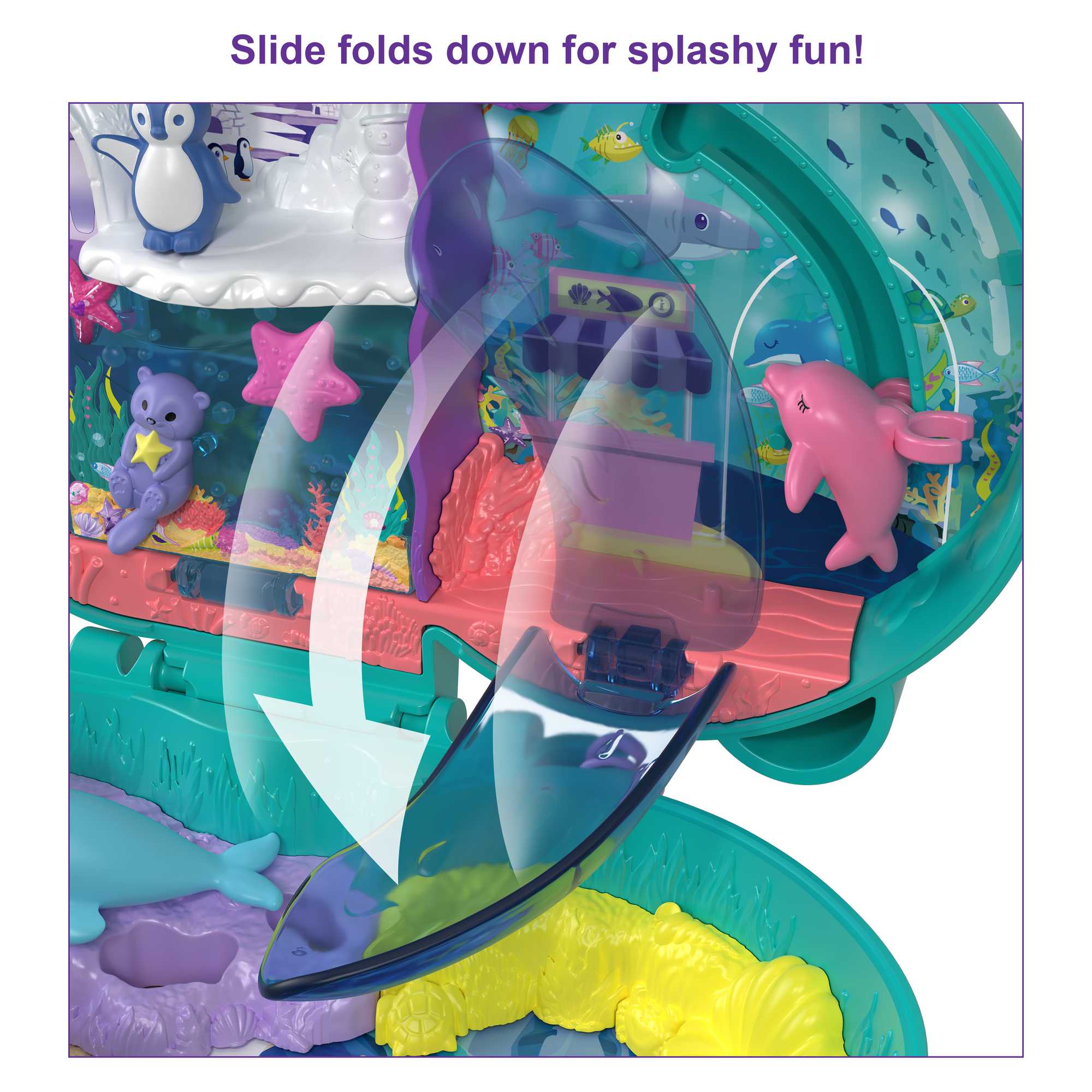 Polly Pocket Otter Aquarium Compact - Image 5