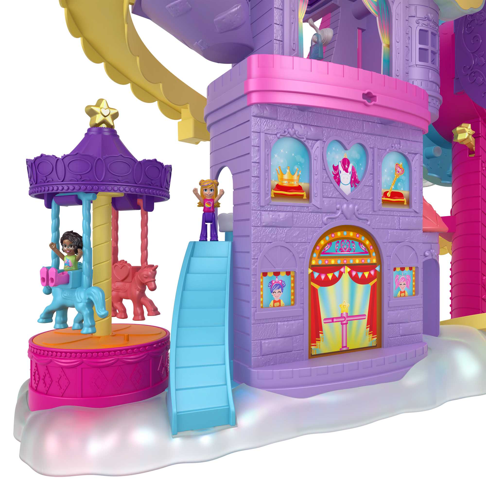 Polly Pocket Rainbow Funland Theme Park Playset - Image 5